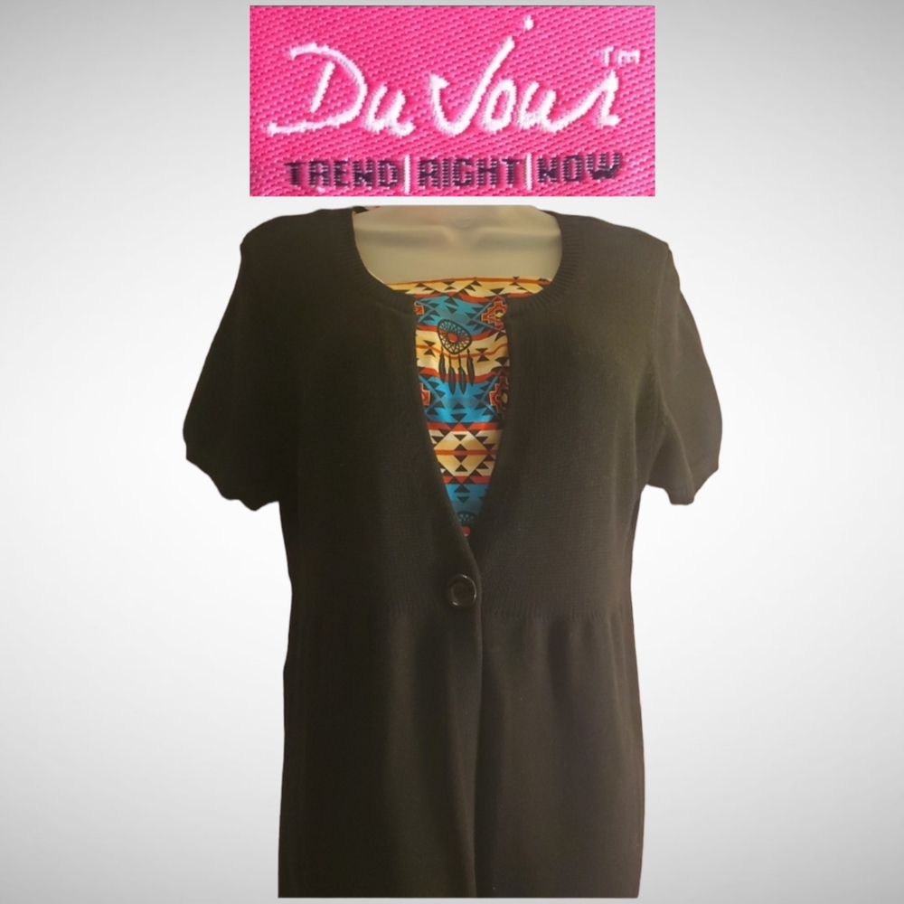 Du Jour Long Black Sweater